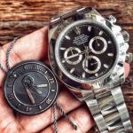 AR Factory Swiss Grade Rolex Daytona Chronograph Watch SS Black Face 